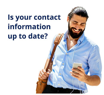 Is your contact information up to date?